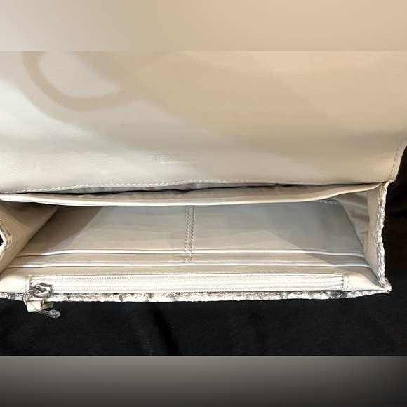 NWT-Coach Leather Embossed Python Print Slim Envelope Wallet - Picture 7 of 12